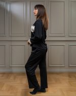 Βαμβακερή πιτζάμα με διχρωμία - Image 2