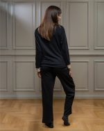 Βαμβακερή πιτζάμα με διχρωμία - Image 3