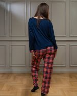 Πιτζάμα με καρό τύπωμα - Image 3